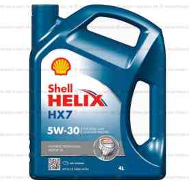 Масло Shell Helix HX7, 5W-30, канистра 4 л
